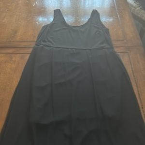 Vince Camuto black chiffon long dress